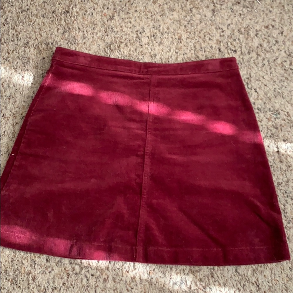 LAST CHANCE Forever 21 maroon Corduroy Skirt